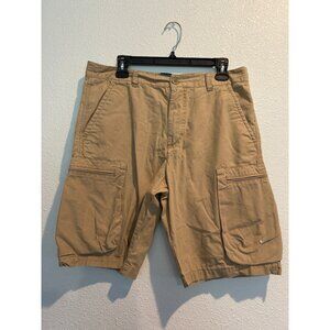 NIKE SPORTSWEAR (MENS 32 MEDIUM) Tan Ripstop Cargo Shorts 10.5"